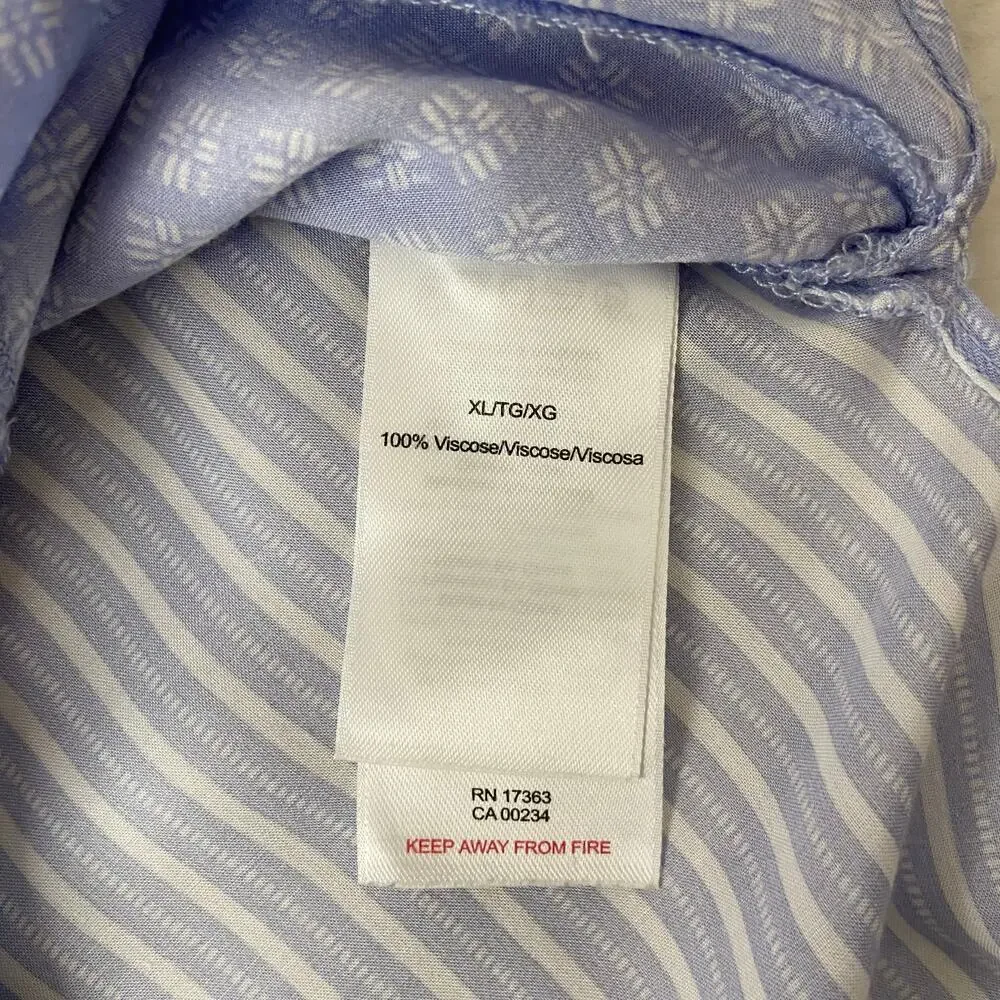 DKNY Light Blue Sleep Shirt Size XL